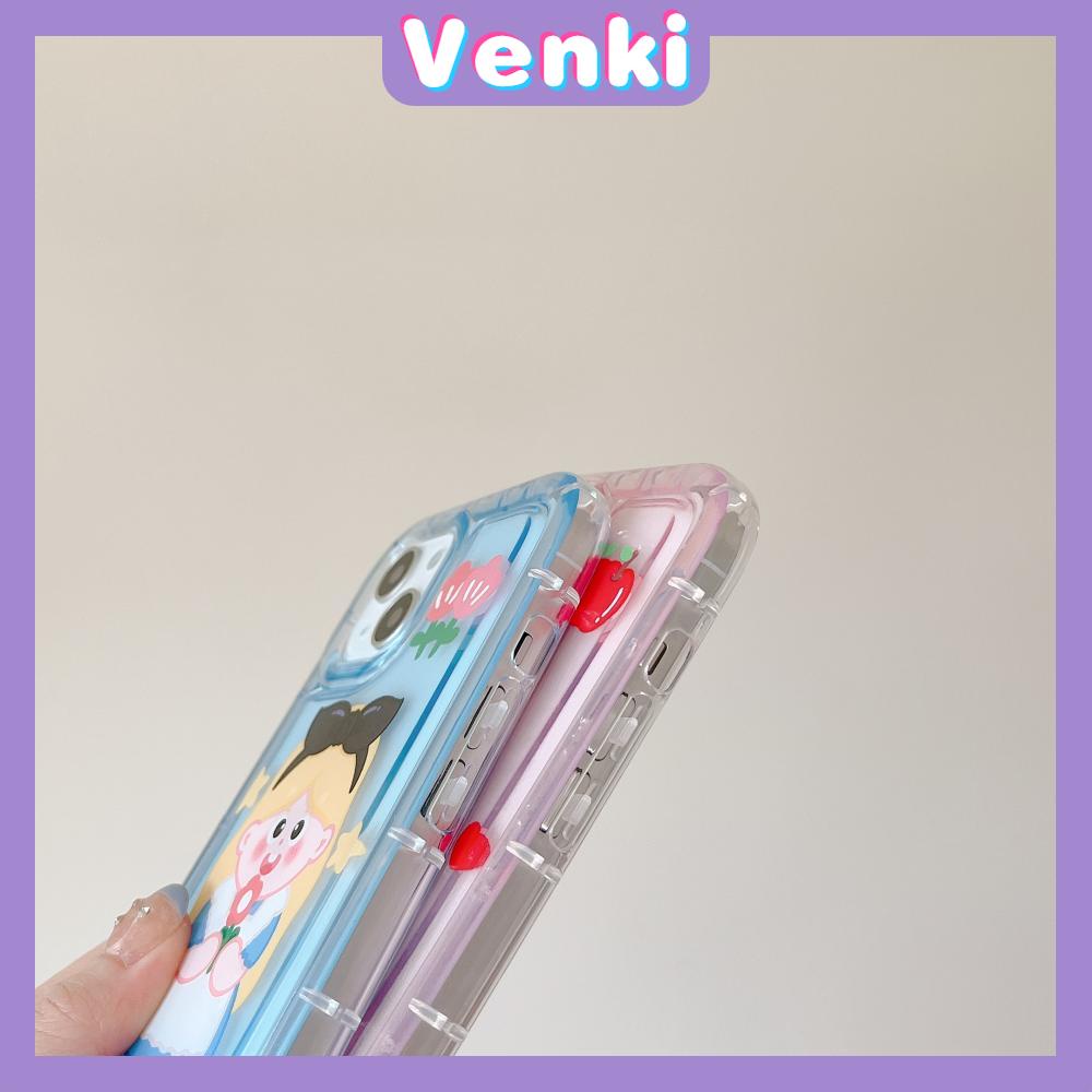 Case For iPhone 14 Pro Max TPU Soft Jelly Airbag Case Cartoon Cute Princess Clear Case Camera Protection Shockproof For iPhone 14 13 12 11 Plus Pro Max 7 Plus X XR