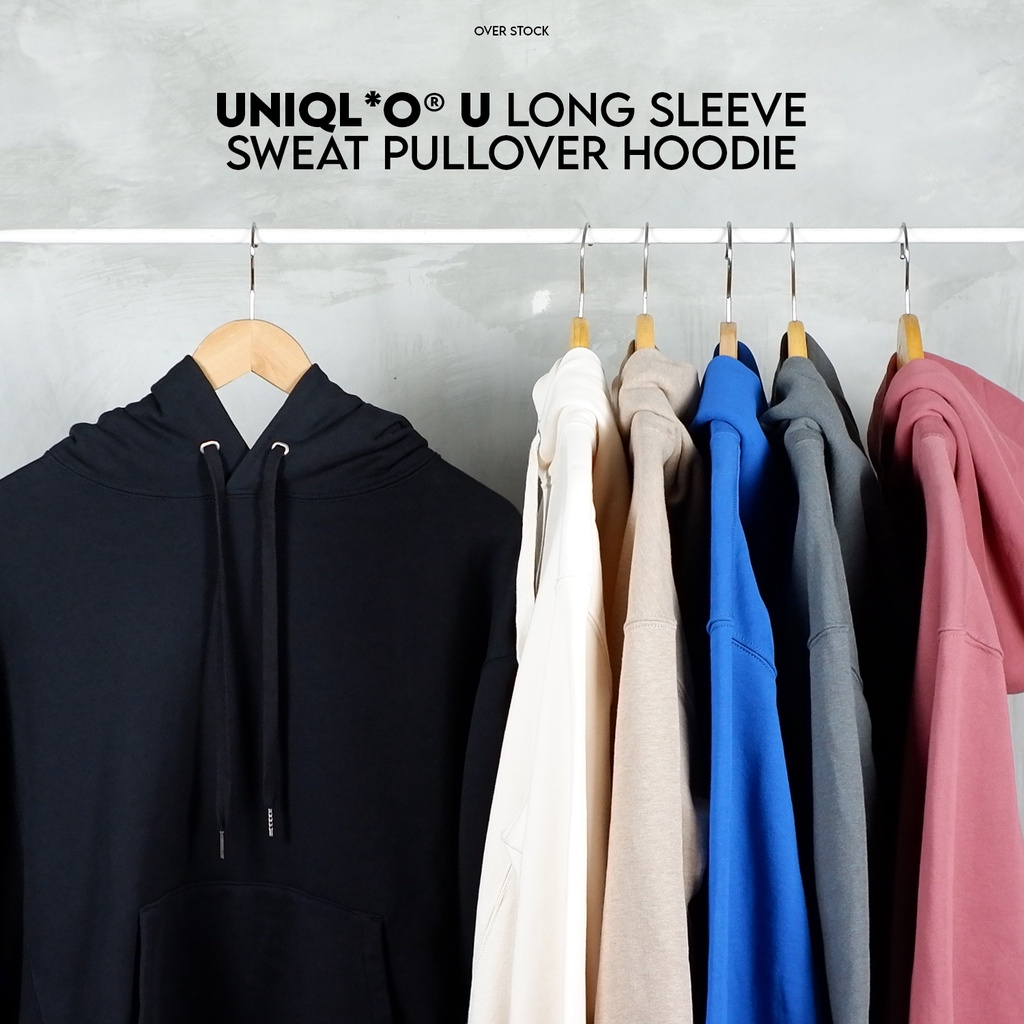 Uniql*o U Longsleeve Sweat Pullover Hoodie