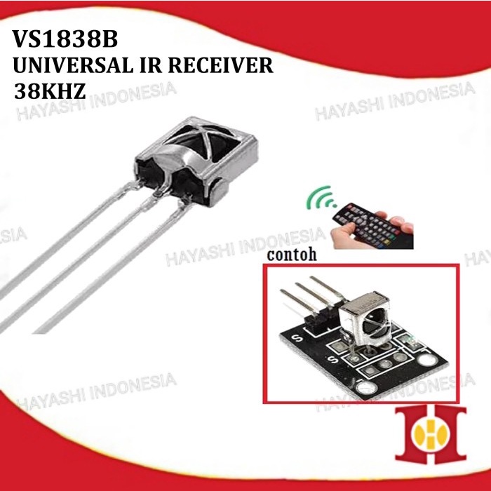 VS1838B IR Receiver Universal Sensor Penerima Infrared TL HX 1838 AK77 - 10PC