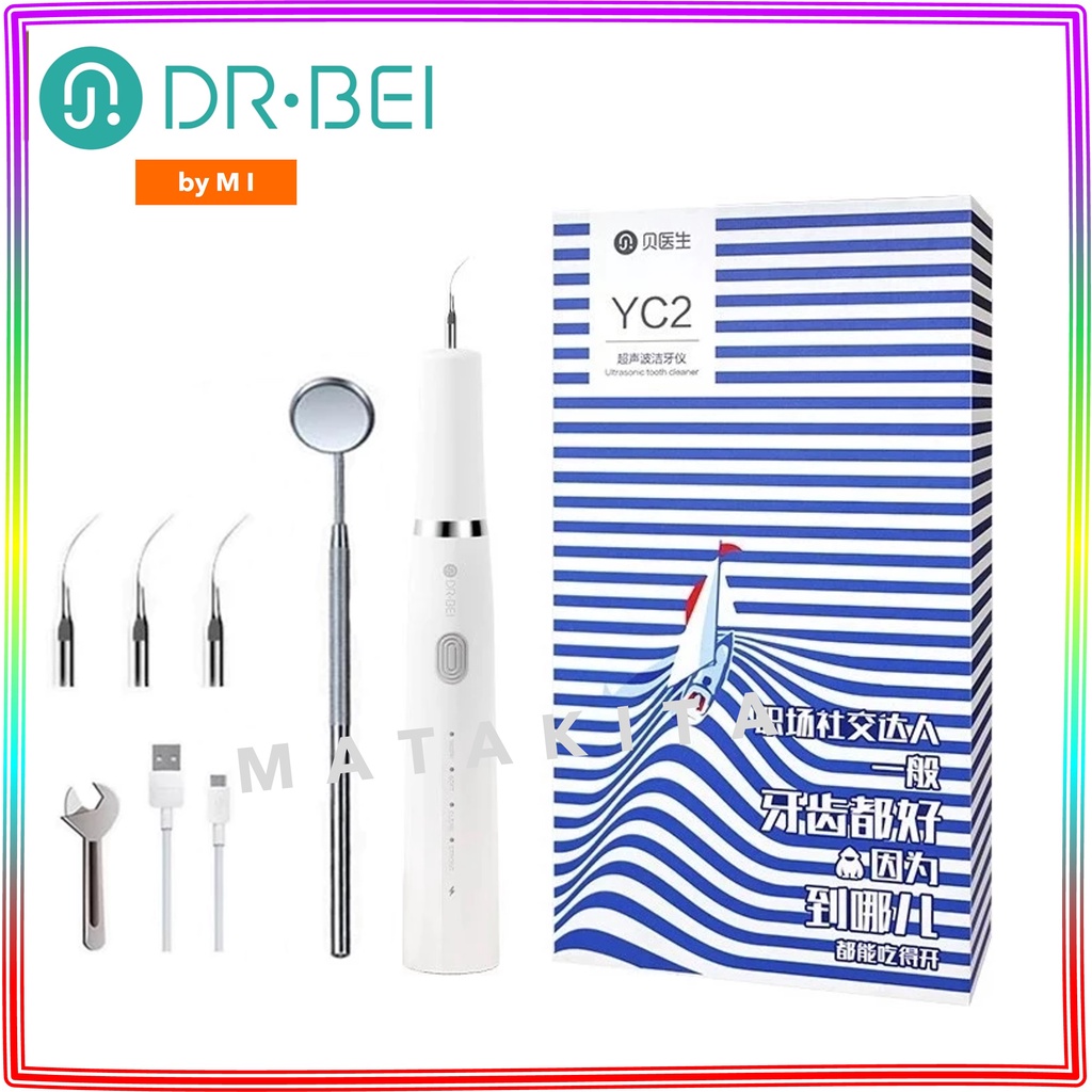 Pembersih Karang Gigi Scaling Dr. BEI Ultrasonic Electric Calculus Dental Remover