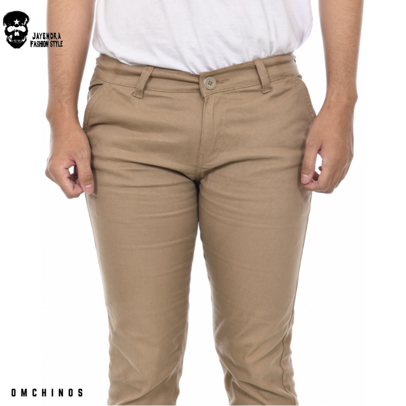 Celana Panjang Pria Chino Chinos Pants Slim fit Outfit Distro Kantor Kerja Casual Harian Santai