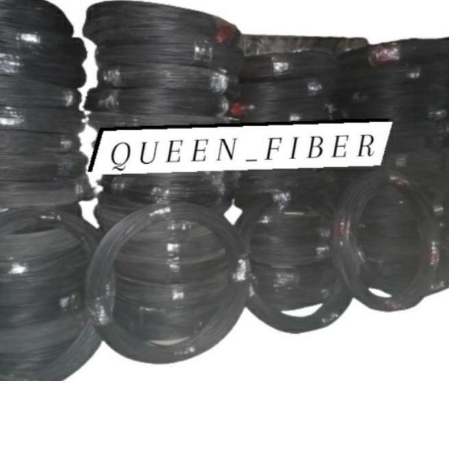 GRATIS ONGKIR✅JERUJI FIBER HITAM UKURAN 3,0MM - 7,0MM UNTUK DONGDANG, SANGKAR AYAM HIAS TERMURAH|SQ2