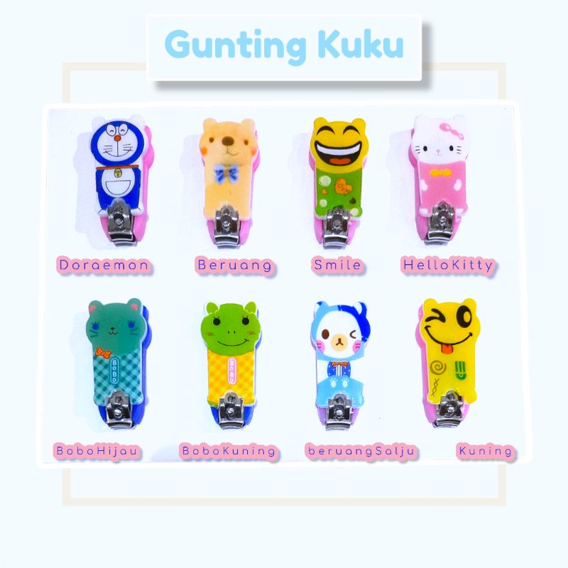 Gunting Kuku Karakter Lucu / Cartoon Nail Clipper Manicure Pedicure