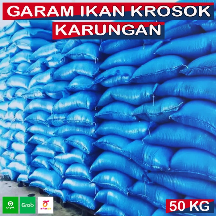Garam Kasar, garam krosok, garam ikan karungan 50kg / 25kg Garam ikan