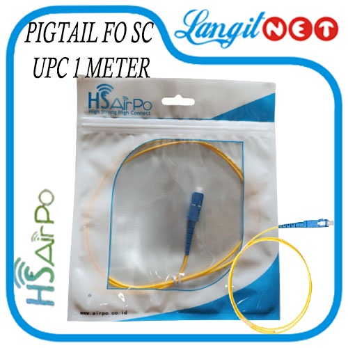 PIGTAIL FO SC UPC SINGLE MODE 1Mtr HS-SC-UPC-1M