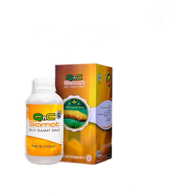 QnC Jelly Gamat Emas Asli 100% Original Dari Ekstrak Teripang Emas Pilihan - 300ml