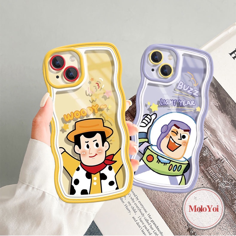 Soft Case TPU Motif Toy Story Woody Buzz Light Year Untuk IPhone 11 12 13 11 Pro MAX 7 8 Plus XR 6 6s Plus 14 Pro MAX X XS MAX SE 2020