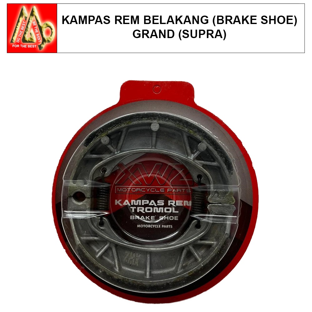 Supra (Grand) / Kampas Rem Belakang (Brake Shoe) (Kain Rem Belakang) / XWZ