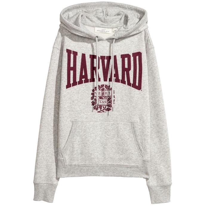 Termurah Hoodie H&M Harvard Grey Crewneck Harvard HnM ORIGINAL FULLTAG sweater h&m wanita pria