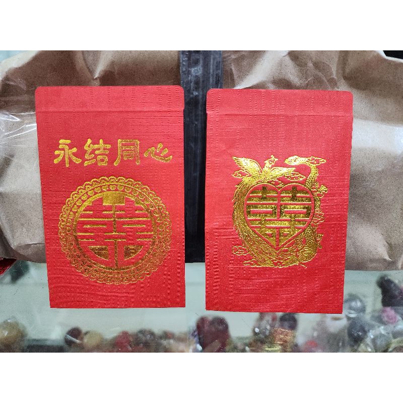 

angpao shi kecil bulat dan hati