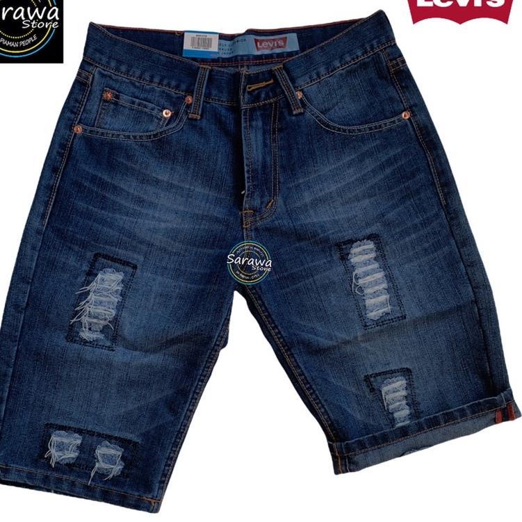 Viral Celana jeans pria ~ celana pendek levis 501 sobek ~ celana pendek pria ~ celana pria ~ celana 