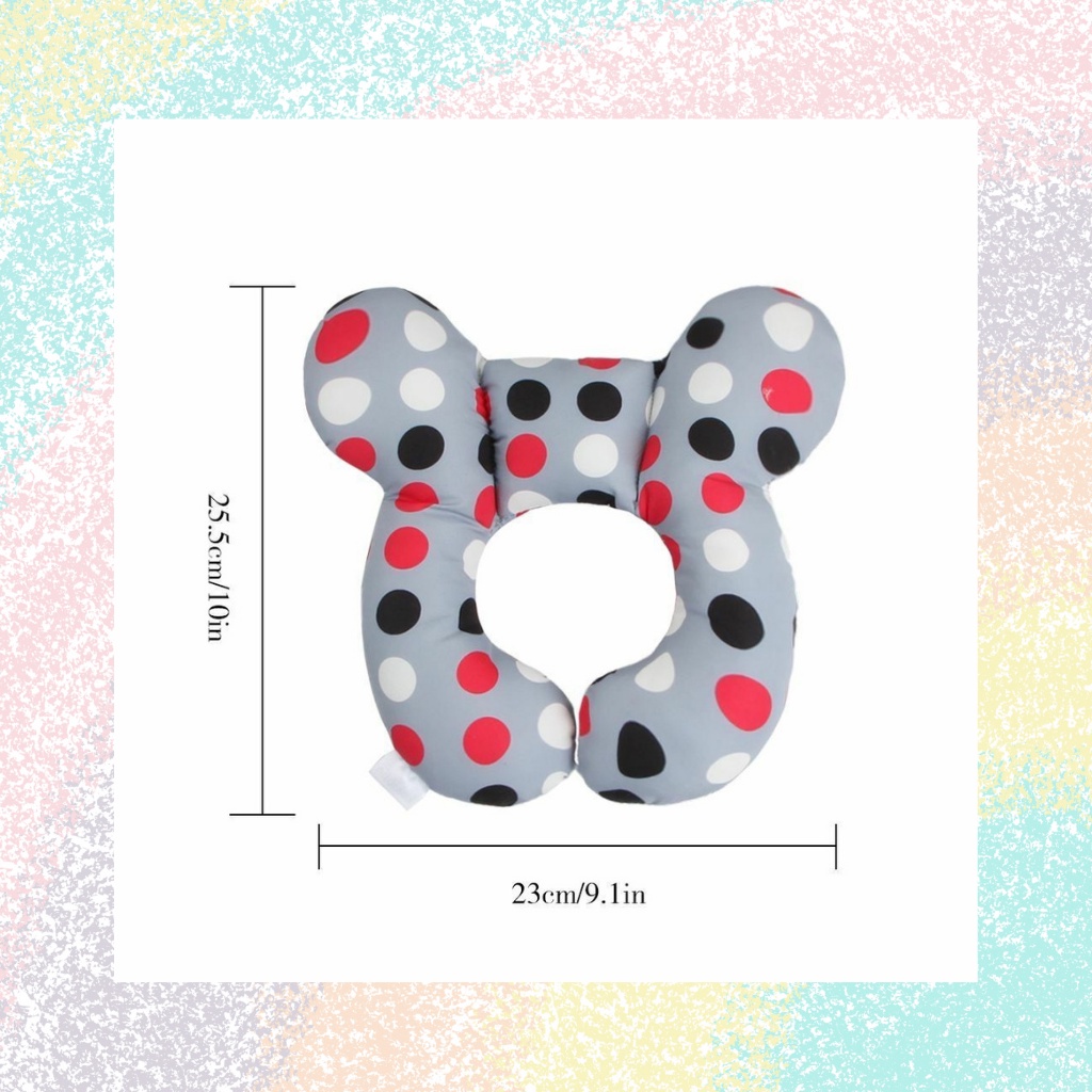 Bantal Leher Bayi Variasi Unicorn | Bantal Kepala Leher Bayi | Baby Travel Pillow | Bantal Perjalanan Bayi | Total Support Headrest