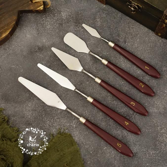 

[COD] Chefio Palette Knives / Scraper Knives / Butter Cream / Painting Knife TERBATAS Kode 1452