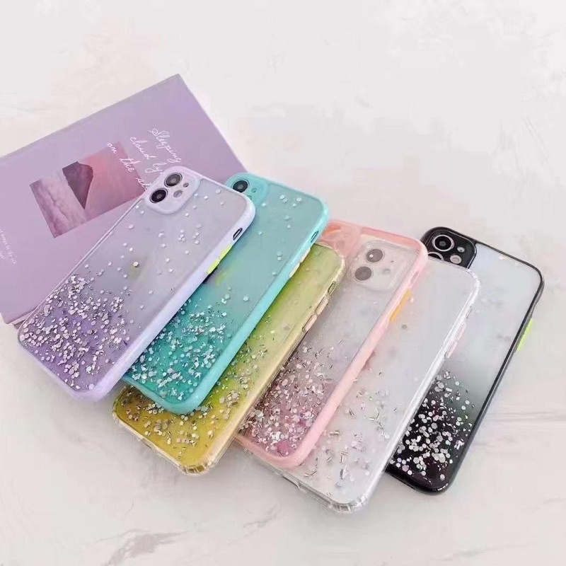 CASE GINGLE GLITER OPPO A5S / A7 / A12 / A15 / A15S / A16 / A16E / A16K / A5 2020 / A9 2020 / A55 4G