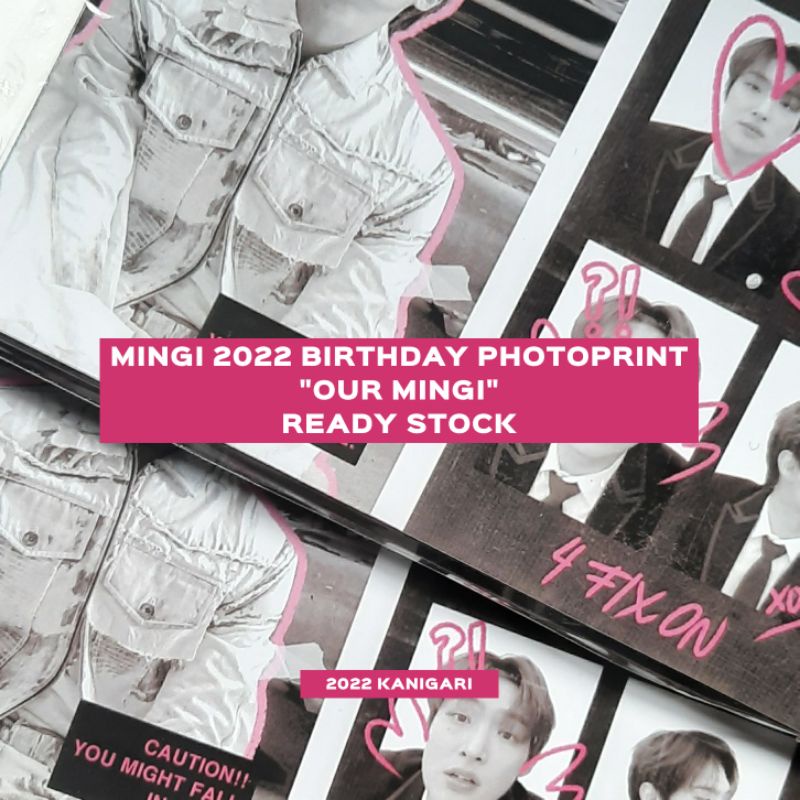 ATEEZ MINGI BIRTHDAY PHOTOPRINT (READY STOCK)