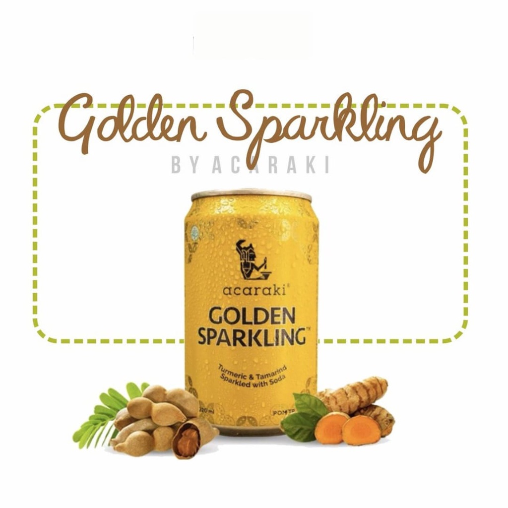 

Golden sparkling acaraki asem kunyit 320ml