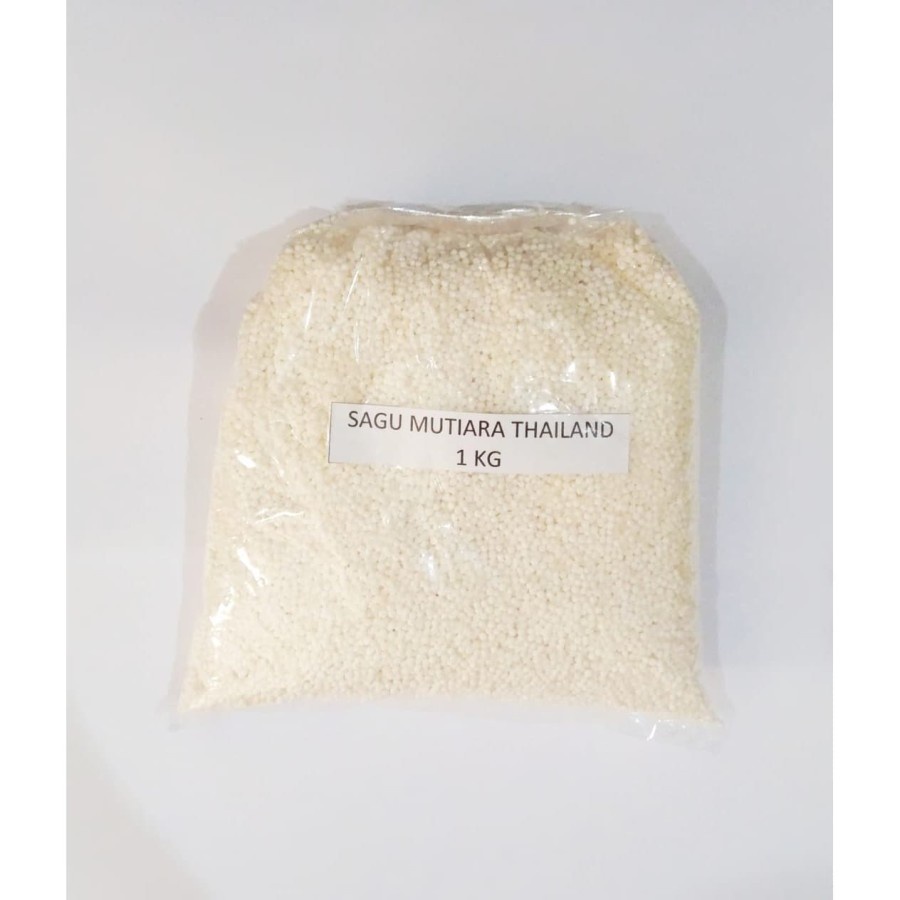 

Sagu Mutiara Thailand / 250gr / 500gr / 1Kg / Halal