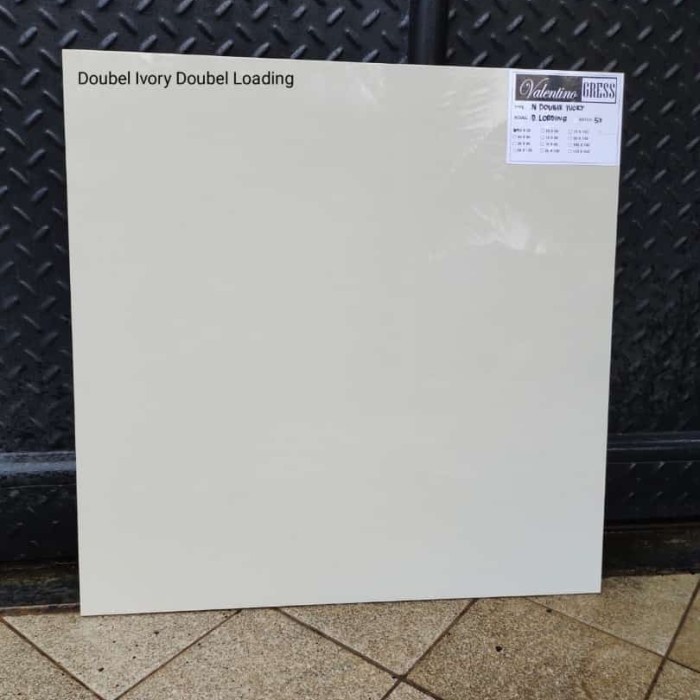 GRANIT 60X60 DOUBLE IVORY DOUBLE LOADING GLAZED POLISH - VALENTINO