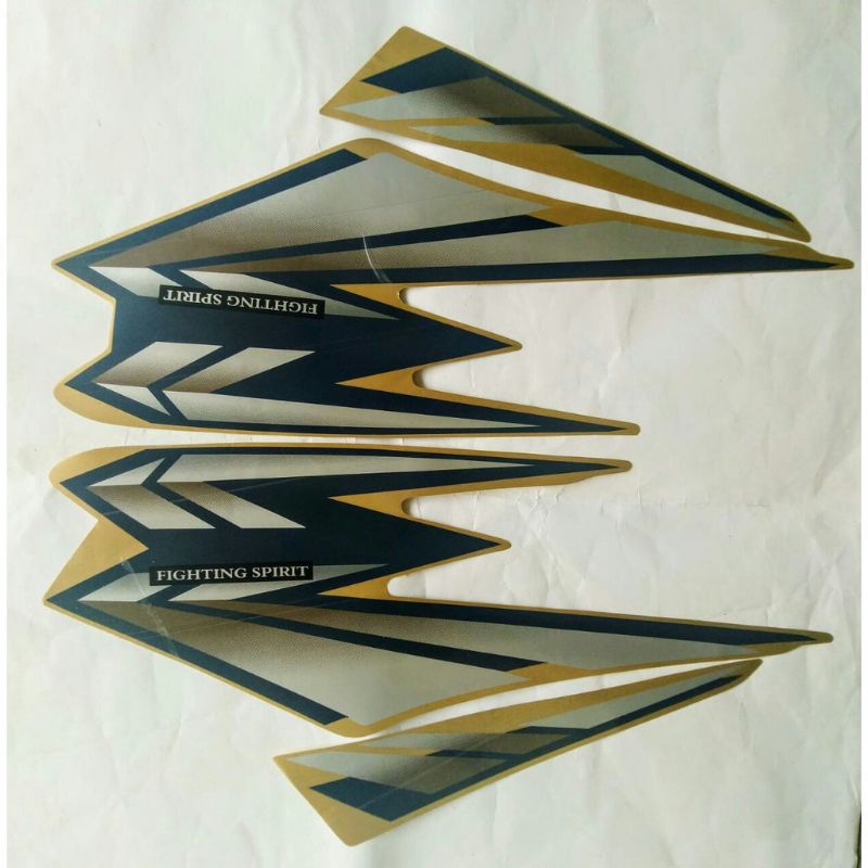 Striping Rx King 2002 Gold Hitam Hijau