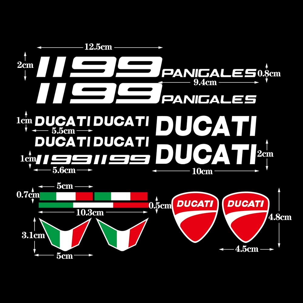 Stiker Reflektif Tangki Bensin Untuk Ducati 1199 Multistrada 1200 796 696 Hypermotard