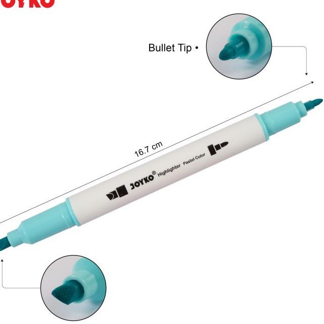 

Serbu Baru Highlighter PASTEL Colour Joyko (Hl 54) 6 Color