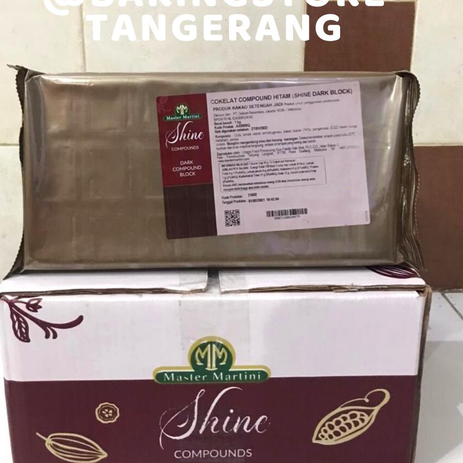 

Import Terlaris Shine Dark Chocolate Block | Coklat Compound 1kg Master Martini buruan