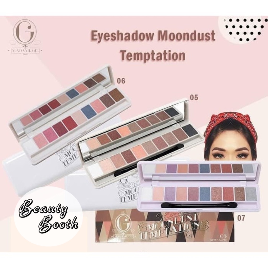 [GROSIR BPOM] Madame Gie Eyeshadow Moondust Temptation ORIGINAL