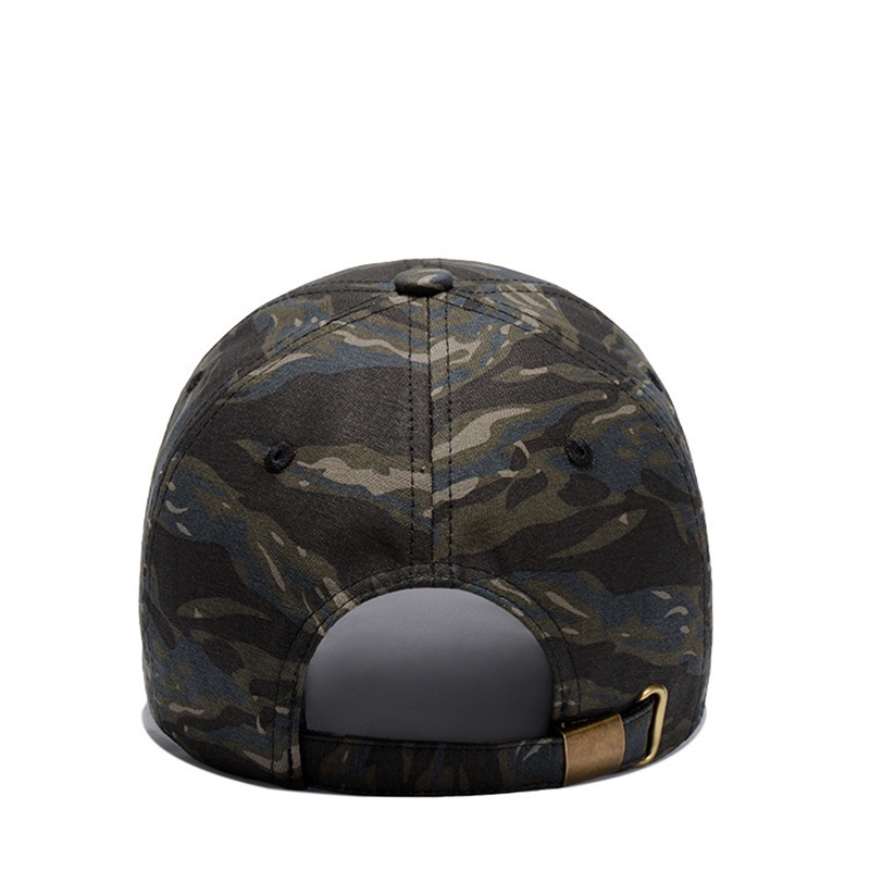 Topi baseball Adjustable Motif camouflage Gaya vintage Untuk Pria Dan Wanita