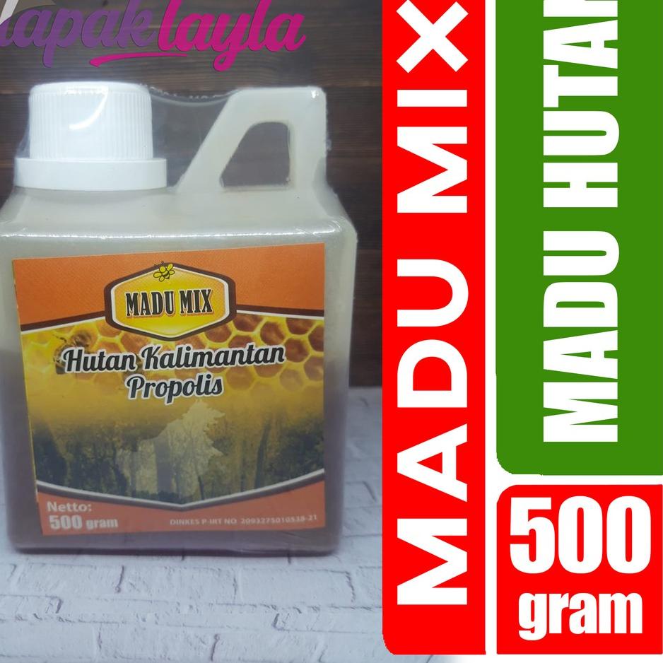 

Semuanya baru--Madu Hutan kalimantan "MADU MIX" Plus PROPOLIS 500 gram