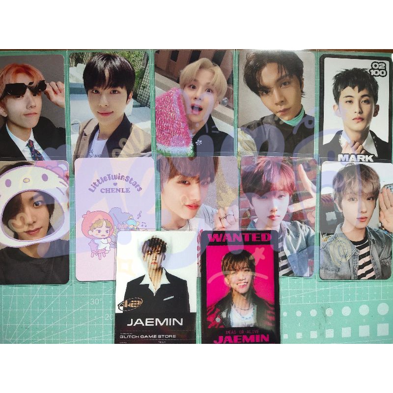 [OFFICIAL] PHOTOCARD NCT (JISUNG, JAEMIN LENTI, MARK, JOHNNY, JUNGWOO DICON, YUTA, CHENLE SANRIO)