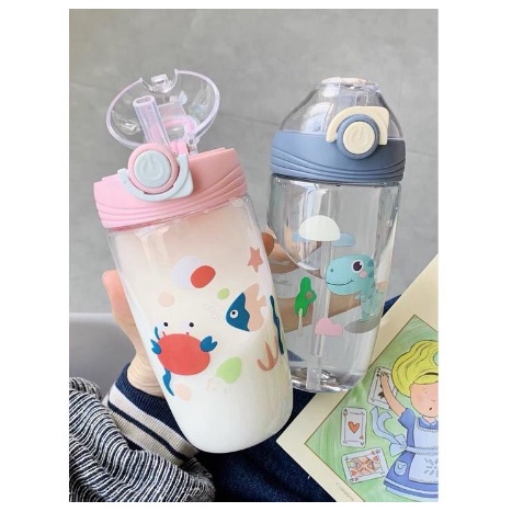 DEOSOFFICIAL -- BOTOL MINUM ANAK SWEETY 550ML KODE 2677 BPA FREE WITH SEDOTAN