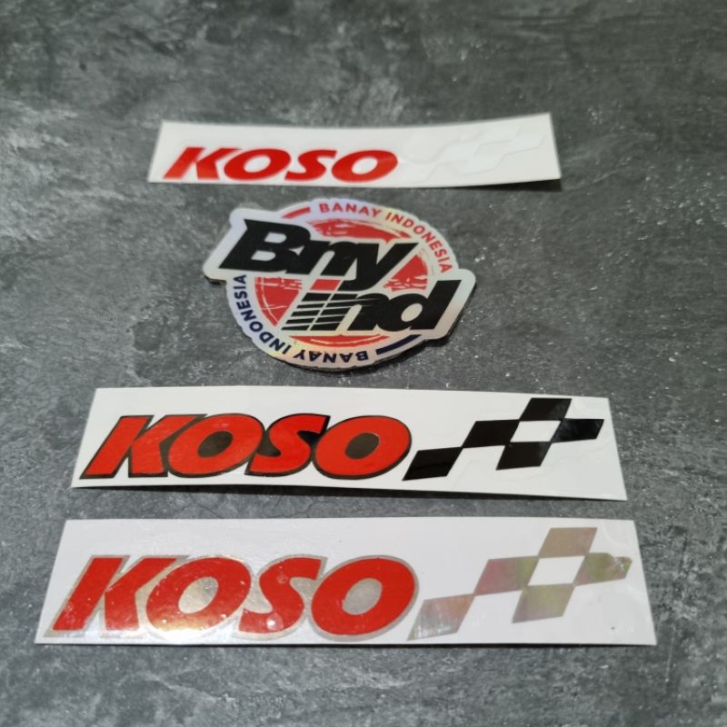 STICKER STIKER KOSO CUTTING