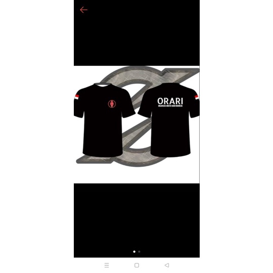 PROMO KAOS ORARI T-SHIRT ORARI ORGANISASI AMATIR RADIO INDONESIA