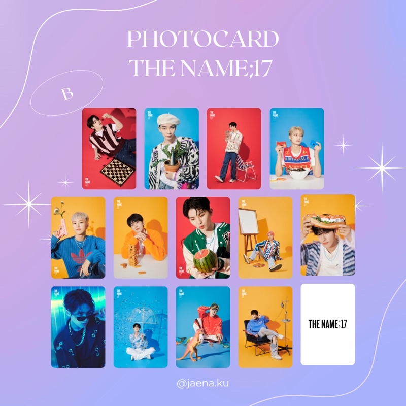 [SEVENTEEN] PHOTOCARD THE NAME;17 SEVENTEEN ‼️BACA DESKRIPSI‼️