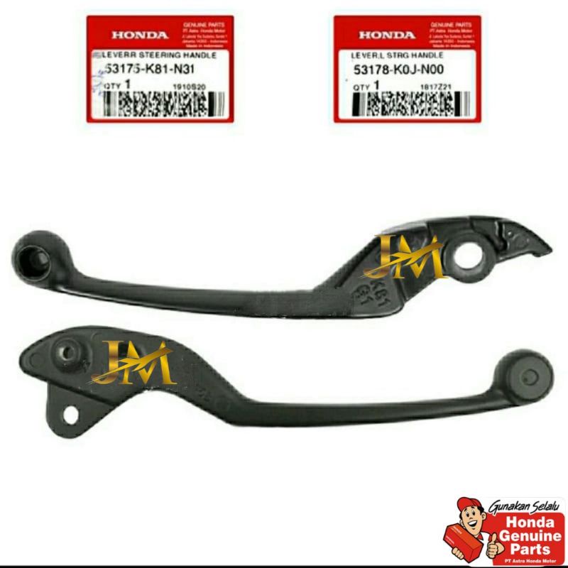 Handle Rem Kiri atau Kanan Beat Led Eco Street K1A Scoopy eSP 2021 53175K81N31 & 53178K0JN00 Asli at