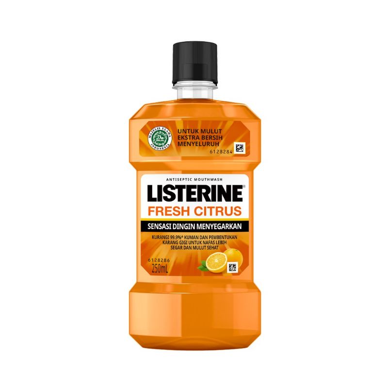 LISTERINE® Fresh Citrus Antiseptic Mouthwash / Obat Kumur Antiseptik - 250ml