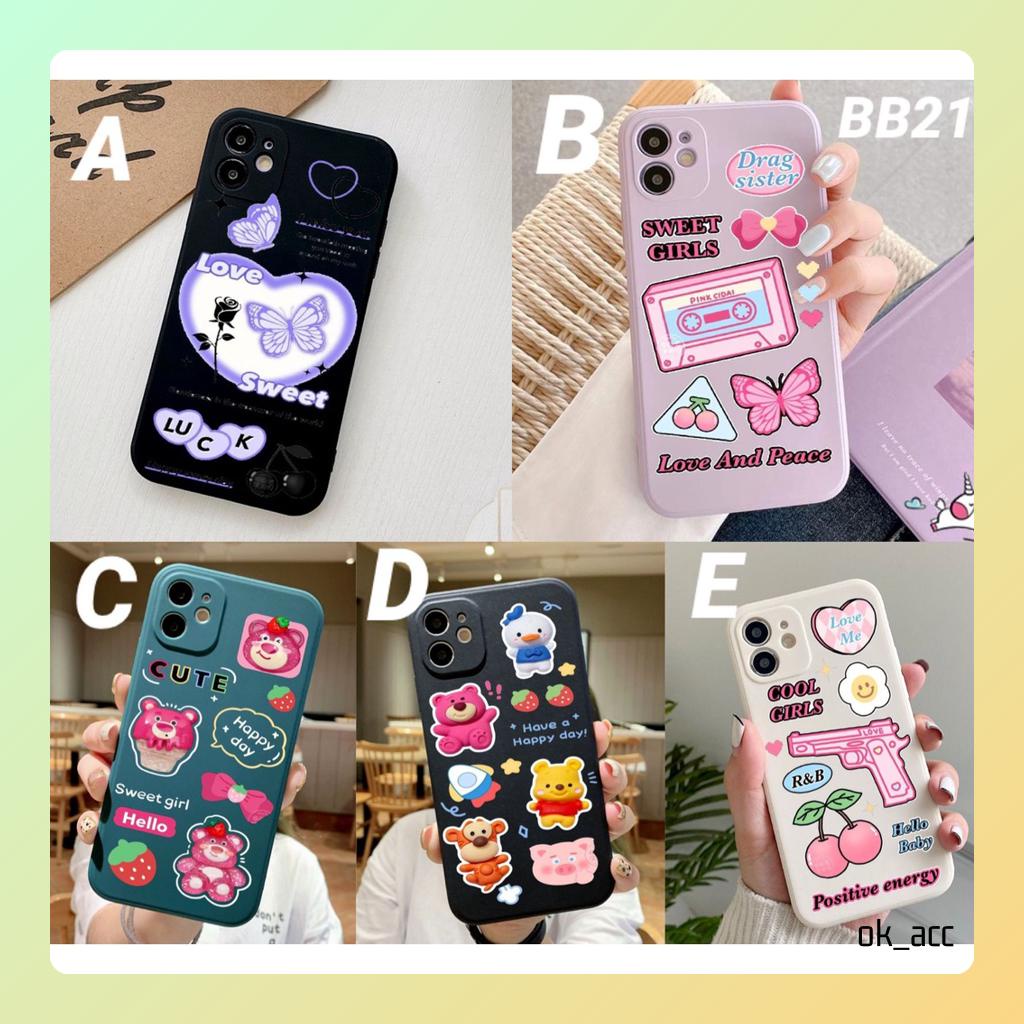 Casing Motif BB21 for Iphone 6 6s 6g 6+ 6s+ 7 8 7+ 8+ X Xs 11 12 13 14+ Plus Pro Max