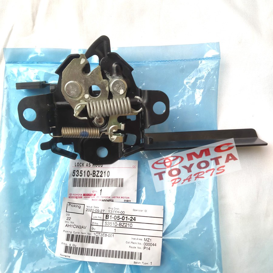 Pengunci Kap Mesin / Lock Assy Hood Agya Ayla 53510-BZ210