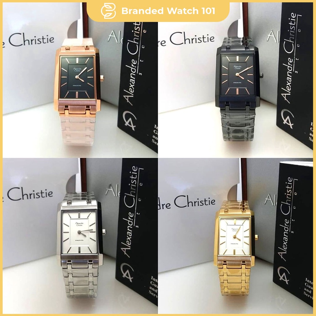 ORIGINAL Jam Tangan Wanita Alexandre Christie AC 8606 / AC8606 Garansi Resmi 1 Tahun