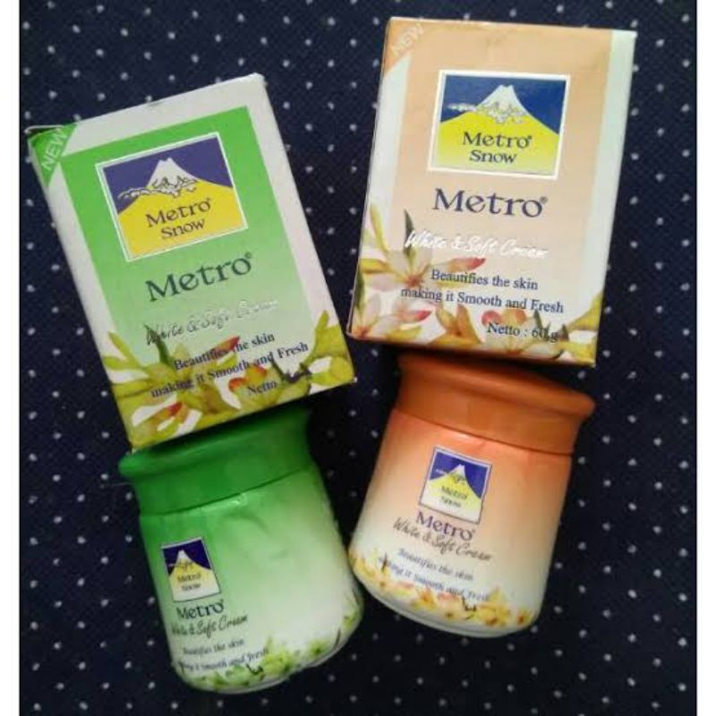 BEDAK METRO ORIGINAL / BEDAK METRO WHITE AND SNOW SOFT CREAM / BEDAK CAIR / BEDAK METRO MURAH / BEDA