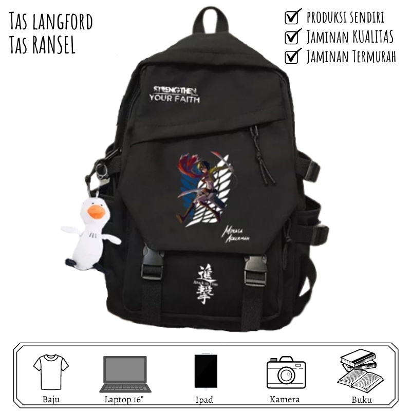 Tas Ransel Travelling Multifungsi Stylish Backpack Punggung Bahu Murah Terbaru Bagus Import Lokal Original Simple Elegan Casual Kapasitas Besar Unisex Perempuan Wanita Pria Cewek Cowok