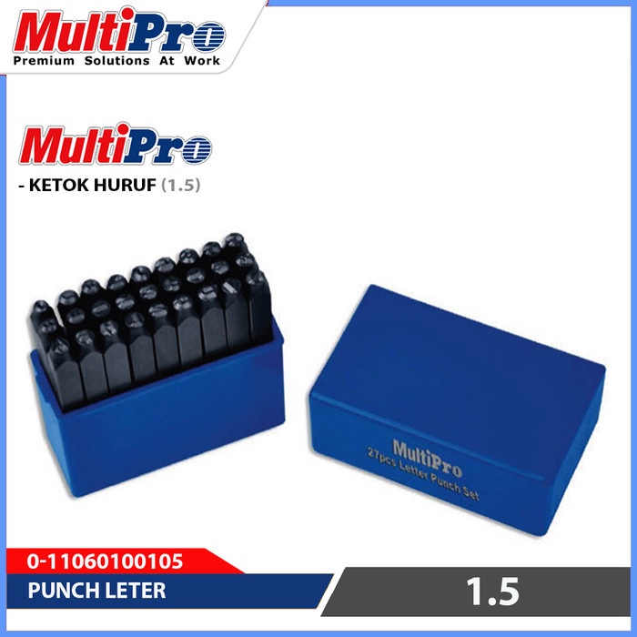 

Sale!!! Multipro - Alat Ketok Huruf Plat Nomor -Punch Leter 1.5 Terlaris