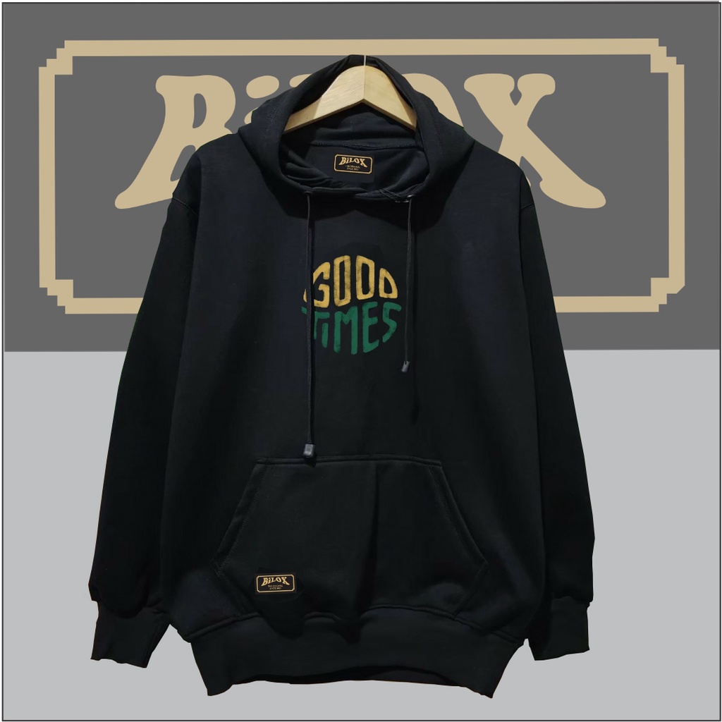 Sweater Hoodie Premium Pria Distro Sablon GOOD TIME Warna Hitam Original Tebal Size M L XL XXL Hodie Laki Hight Quality Local Brand Sweater Wanita Oversize Jumbo Murah Jaket Hoodies Cewek Korean Style Remaja Bts Hoddie Cowok Aesthetic Jumbo Termurah Cream