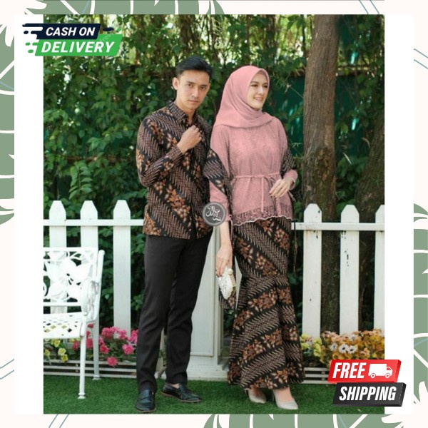 Setlan Pakaian Adat Modern Baju Engagement Cople Stelan Kabaya Kondangan Bj Tunangan Kekinian Kebaya