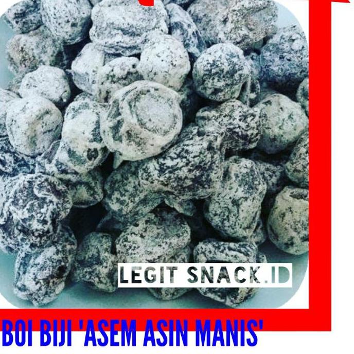 

EXCLUSIVE!Kiamboi Biji Asem Asin Manis / White Prune / Asinan Kiamboy Putih Biji / Manisan Plum Putih|KD9