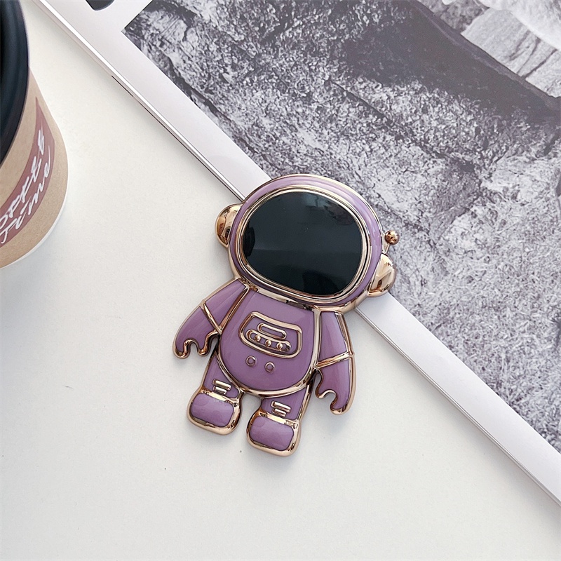 Ring Holder Hp Bentuk Astronot Bisa Dilipat anti Jatuh