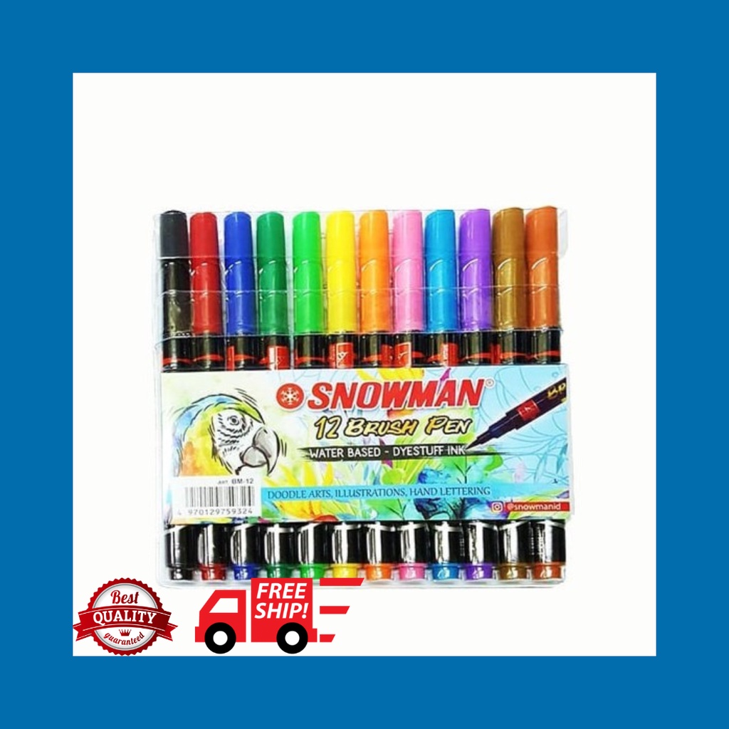 

BRUSH PEN WARNA SNOWMAN BM