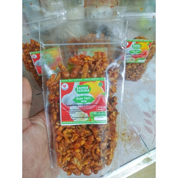 Jual Sambal Goreng Sasuka Teri Mix Kacang Tempe Original Gram Ikan Teri Ikan Kering