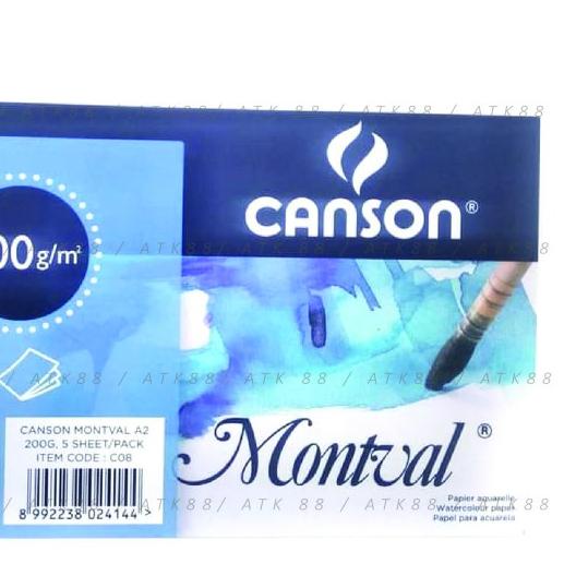 

Canson Montval A2 200gsm (5 Lembar)