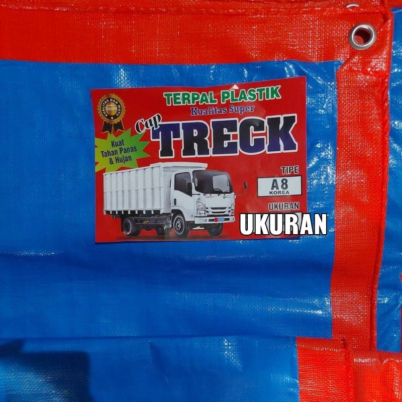 TERPAL PLASTIK KOREA TYPE A8 PREMIUM UKURAN 2x3 meter CAP TRECK